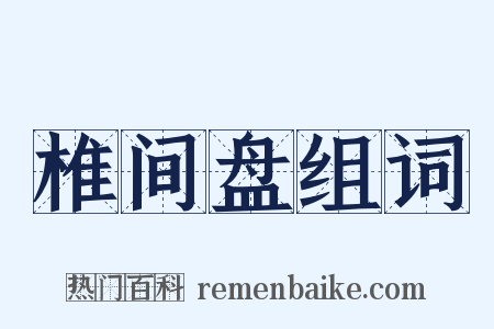 椎间盘组词是什么意思的图片